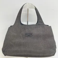 SAVOY/サボイ ハンドバッグ デニム地 刺繍ロゴ ブラック/黒 レディース トートバッグ[OK04313]のサムネイル