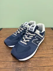美品! NEW BALANCE ニューバランス ML574EVN スニーカー 27.5cm ブルー 送料無料♪のサムネイル