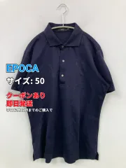 EPOCA エポカ ポロシャツ 50 ネイビー 花柄・ボタニカル柄 半袖 メンズのサムネイル