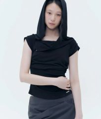 misekiseoul フード付き 半袖トップス 韓国 - メルカリ