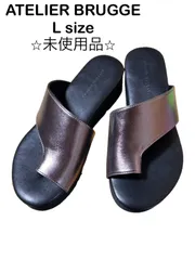 未使用品【ATELIER BRUGGE】 アトリエブルージュ　トングサンダル　Lサイズ（24〜24.5）のサムネイル