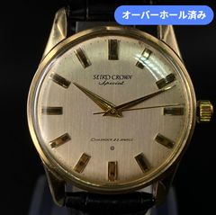 OH済み】 セイコー SEIKO クラウン CROWN ED文字盤 6002 手巻き式 21石