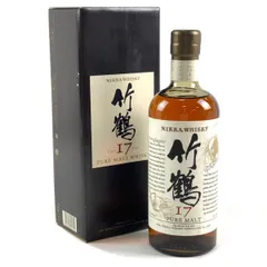 【東京都内限定お届け】 ニッカ NIKKA 竹鶴 17年 ピュアモルト 旧ボトル 700ml 国産ウイスキー 【古酒】のサムネイル