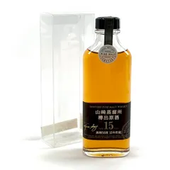 【東京都内限定お届け】 サントリー SUNTORY 山崎蒸溜所 樽出原酒 15年貯蔵 ピュアモルト 190ml 国産ウイスキー 【古酒】のサムネイル