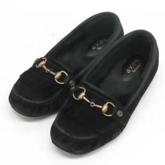 アクシーズファム モカシン スリッポン シューズ ブランド 靴 黒 レディース Mサイズ ブラック axes femme 【中古】のサムネイル