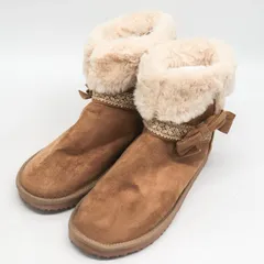 アクシーズファム ショートブーツ ファー ブランド シューズ 靴 レディース Mサイズ ブラウン axes femme 【中古】のサムネイル