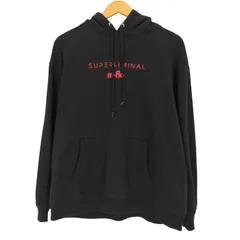 ユーズドフルギ USED古着 SUPERLIMINAL ロングスリーブ フーデッド プルオーバーパーカー casual メンズ  XLのサムネイル