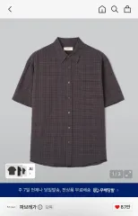 FABREGAT カイリー CHECK ハーフ シャツ (レッド 빈) 3のサムネイル
