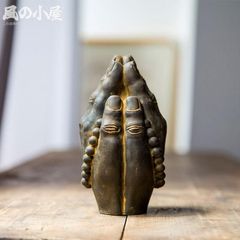[Limited Quantity] Buddha's Hand - Buddhist Statue, Deity, Ornament, Object, Buddhist Praying Hand, Blessing Hand, Extremely Fine Craft, Fine Art, Precision Carving, Single-Piece Carving, Feng Shui, Worship, Sculpture, Healing from Illness, Fertility, Protection from Evil, Health, Career Luck