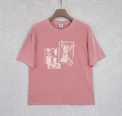 ボーン チャンプス トロフィー ピンク オーバーサイズ ピグメント Tシャツ Lのサムネイル