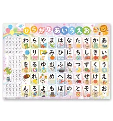 カラフル 教育 イラスト 入園準備 防水 家庭学習 B3サイズ 英語 知育 ひらがな 学習玩具 小学校受験 学習 幼児 知育ポスター 学校 NYANDELMO お風呂ポスター ND-0409-R03-A-1HIのサムネイル