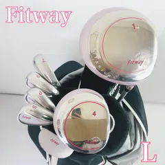 レディース Fitway フィットウェイ ゴルフクラブセット ゴルフセット クラブセット 初心者 入門 右利き パター付 安価 EC-88のサムネイル