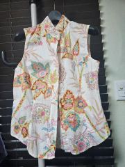 ETRO フラワー 花柄 シャツ カーキ Mサイズ MADE IN ITALY - メルカリ