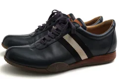 バリー／BALLY シューズ スニーカー 靴 ローカット メンズ 男性 男性用 レザー 革 本革 ネイビー 紺  FRENZ フィレンツェ トレインスポッティングのサムネイル
