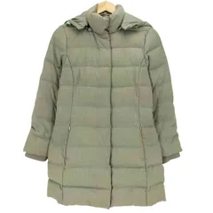 バナナリパブリック BANANA REPUBLIC ダブルジップ フーデッド ダウンコート レディース import：S のサムネイル