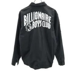 Billionaire Boys Club ビリオネアボーイズクラブ バックロゴ コーチジャケット S ブラック マジェスティック メンズ 古着のサムネイル