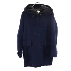 SEE BY CHLOE シーバイクロエ 中綿 ウールコート 4 ネイビー フード レディース 古着のサムネイル