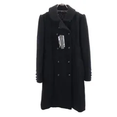 未使用 MARC BY MARC JACOBS マークバイマークジェイコブス ウールブレンド ピーコート 4 ブラック レディース 古着のサムネイル