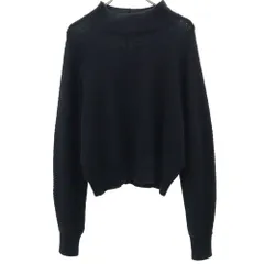 JIL SANDER ジルサンダー イタリア製 長袖 ドルマン セーター 42 ブラック ニット レディース 古着のサムネイル