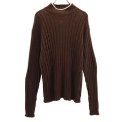 RRL ダブルアールエル 90s 赤3星 初期タグ ラムウール ラルフローレン 長袖 セーター L ブラウン リブニット メンズ 古着のサムネイル