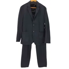 バーニーズニューヨーク BARNEYS NEWYORK ポリエステルスエード素材テーラードジャケット メンズ  48/48のサムネイル