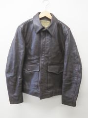 希少Schott ショット652H馬革ホースハイドライダーストラッカー襟付き