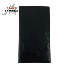 Burberrys バーバリーズ ヴィンテージ ブラック 黒 リザード 長財布 ロングウォレット メンズ 600556【中古】のサムネイル