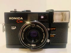 【完動品、極美品】コニカ C35 EF 初代ピッカリコニカ 完動品】フィルムカメラ Konica C35 EF 初代ピッカリコニカ【希少