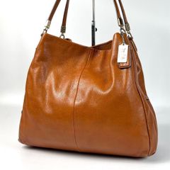 美品 COACH コーチ マディソン レザー スモール フィービー トートバッグ ショルダーバッグ ブラウン 26221のサムネイル