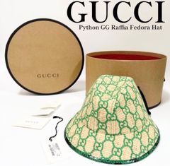 GUCCI 2020AWイヤーフラップファーハットベルト付 ホワイトL - メルカリ