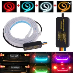 1.2M 12V 車用 4色フロータイプ 36個のLED テールゲートストリップ 防水 ブレーキ ドライビング ターンシグナル デイタイムランニングライのサムネイル