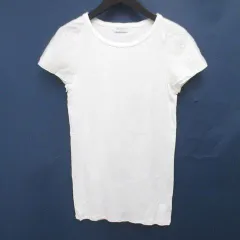 ブルネロクチネリ BRUNELLO CUCINELLI 半袖 Tシャツ カットソー 絹 シルク M 白系 ホワイト イタリア製 無地のサムネイル
