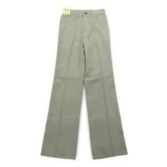BIG JOHN 70年代 センタープレス ブーツカット フレアパンツ S ベージュ デッドストック 未使用品のサムネイル