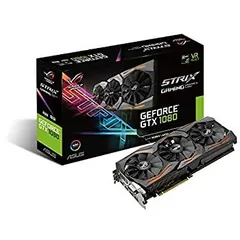 【中古】ASUS R.O.G. STRIXシリーズ NVIDIA GeForce GTX1080搭載ビデオカード ベースクロック1670MHz STRIX-GTX1080-A8G-GAMINGのサムネイル