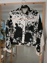 Hermes ブラック/白 パータン デニム ジャケットのサムネイル