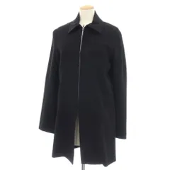 【中古】ワイズ Y's ウール ジップアップ ロングジャケット ブラック【サイズ表記なし（M位）】【レディース】のサムネイル