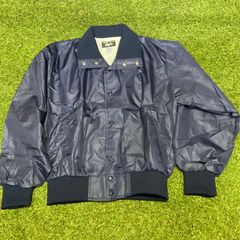 ZETT 高校野球部 グランドコート グラコン ジャンパー 紺色 光沢