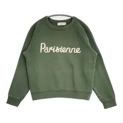 MAISON KITSUNE parisienne トレーナー スウェット グリーン レディース メゾンキツネ【中古】6-0701M∞のサムネイル