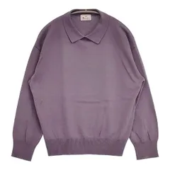 mao made コットンミニカラープルオーバー ニット 定価10780円 アースラベンダー セーター ニット パープル レディース マオメイド【中古】6-0701M∞のサムネイル