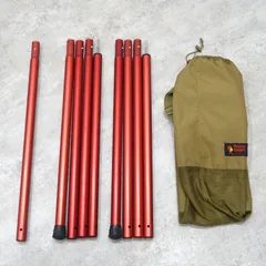 美品 スノーピーク snowpeak タープポール ウイングポールレッド 240のサムネイル