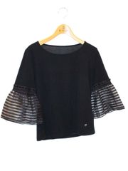 ISSEY MIYAKE - イッセイミヤケ SHADOW STUDY PLEATS IM51FJ663 カットソー 2 ホワイト プリーツ プリント モノクロ IT2EKKTSSCIM イッセイミヤケ SHADOW STUDY PLEATS IM51FJ663 カットソー 2 ホワイト