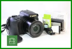 【動作保証・点検済】良品■到着後即使える■Canon PowerShot SX60 HS ﾌﾞﾗｯｸ■バッテリー・チャージャー・16GB SDカード付き■AJ275のサムネイル