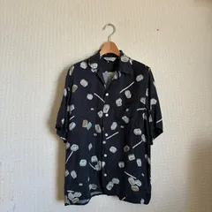NIPOALOHA(ニポアロハ) 麻雀文様 シルクアロハシャツのサムネイル
