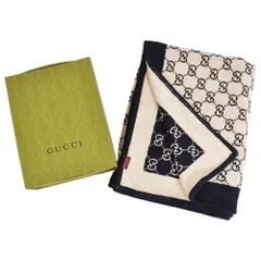 未使用 グッチ GUCCI ブレンケット テリークロス ビーチタオル GG柄 パのサムネイル