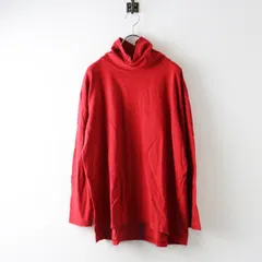 快晴堂 カイセイドウ コットン タートルネック ロングスリーブTシャツ 錨ワッペン 2 レッド／トップス 長袖 ロンT【2400015065625】のサムネイル