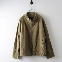 パスアパス pas a pas コットン ジップアップ スウェットシャツ カーキ／トップス 羽織り【2400015065649】のサムネイル