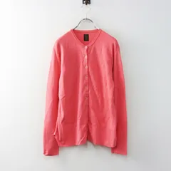 レディース バトナー BATONER Women コットン クルーネック カーディガン 1 ピンク／トップス 羽織り 無地【2400015056937】のサムネイル