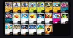 【中古品】 シロナのガブリアスexデッキ　スリーブ　入り　ポケモンカード  レギュレーション 対応のサムネイル