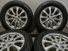 【BS BLIZZAK VRX3 205/65R16】スタッドレス【Weds STAYER 16インチ 6.5J5HPCD114.3+47】24年製 バリ溝 C28セレナ等　(KTX069)のサムネイル