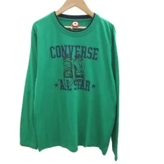 コンバース CONVERSE Tシャツ カットソー L 緑 グリーン ロゴプリント 長袖 /SM20 ■ECB006のサムネイル